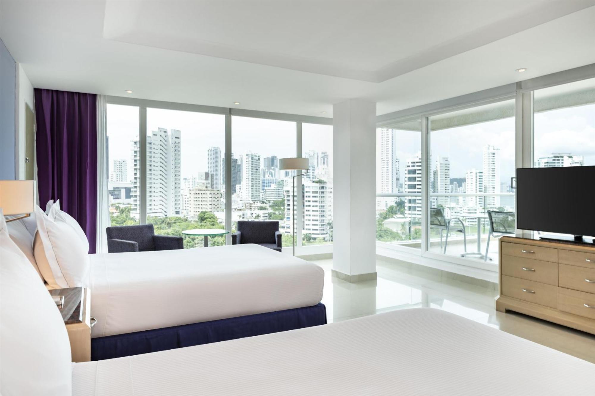 Two Queen Beds Corner Suite City or Ocean View,1758318955:JPEG